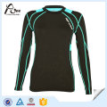 Chemise de compression de sport personnalisé des femmes